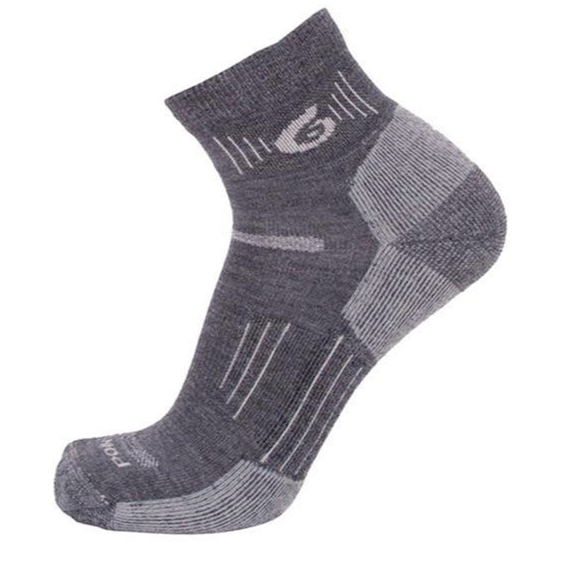 Point6 Hiking Essential Light Mini Crew Merino Wool Sock Grey