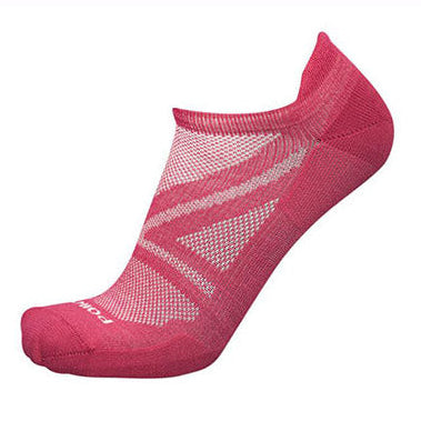 Lipstick ankle sock on a white background