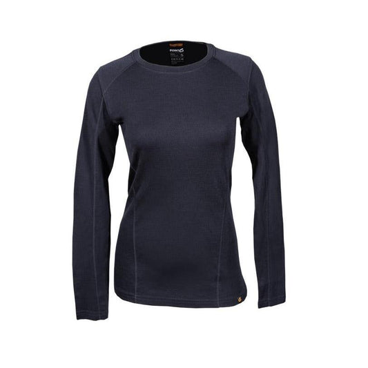 Point6 Women's Merino Wool Base Layer Long Sleeve Crew Neck