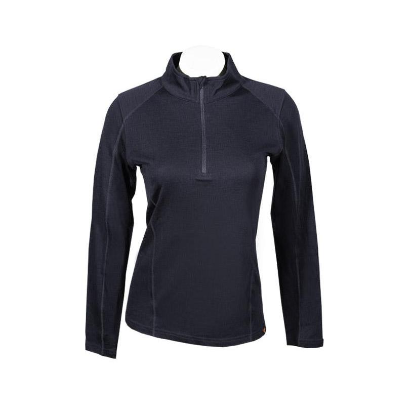 Point6 Women's Merino Wool Base Layer 1/4 Zip Neck Long Sleeve