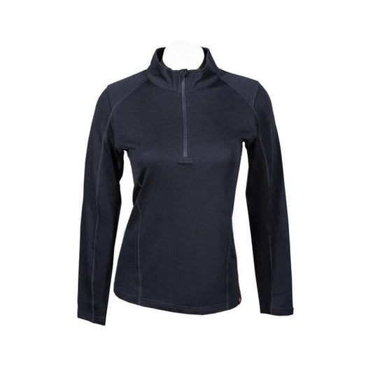 Point6 Women's Merino Wool Base Layer 1/4 Zip Neck Long Sleeve