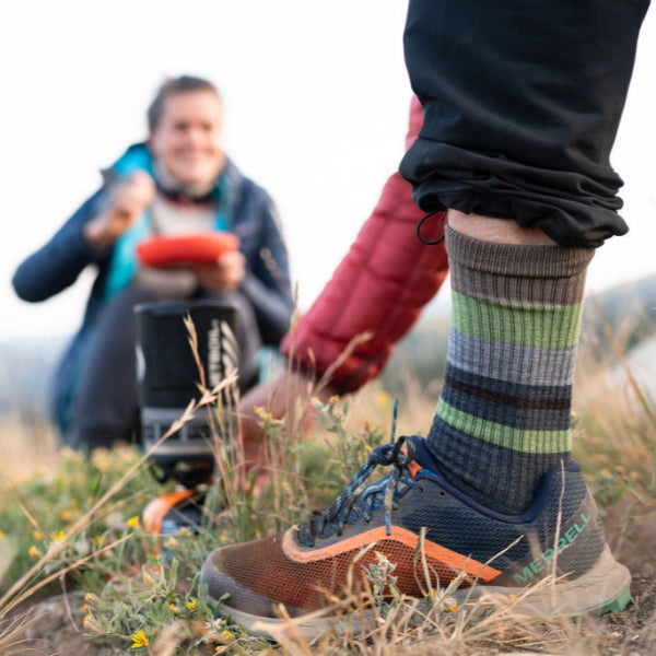 Focus on Point6 socks in the outdoors
