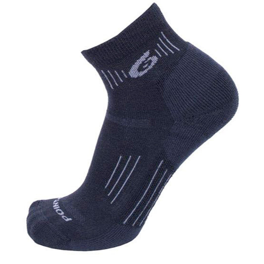 Point6 Hiking Essential Light Mini Crew Merino Wool Sock Black
