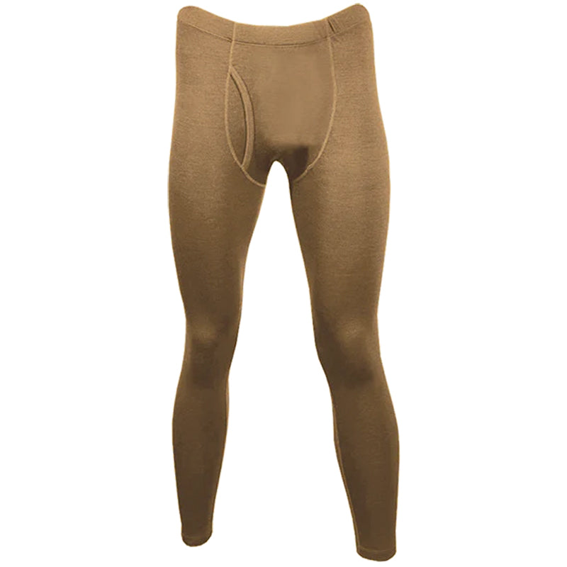 Point6 Merino Wool Mens Leggings Front Tan