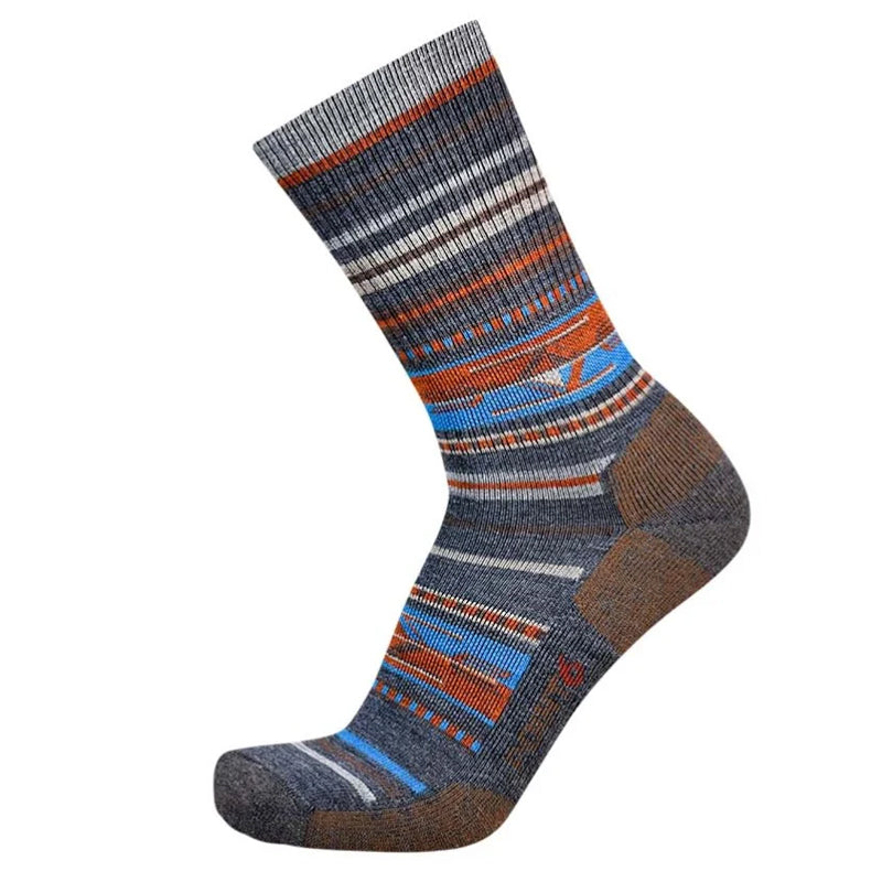 Point6 Southwest Light Crew Merino Wool Sock Gray