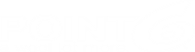 Point6 Logo Tagline White