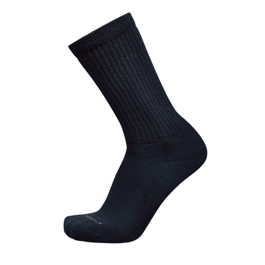 Point6 Classic Medium Crew Merino Wool Sock - Black