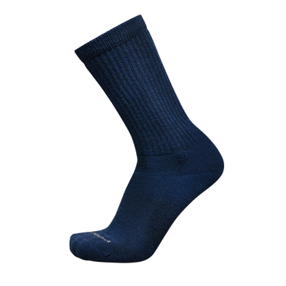 Point6 Classic Medium Crew Merino Wool Sock - Navy
