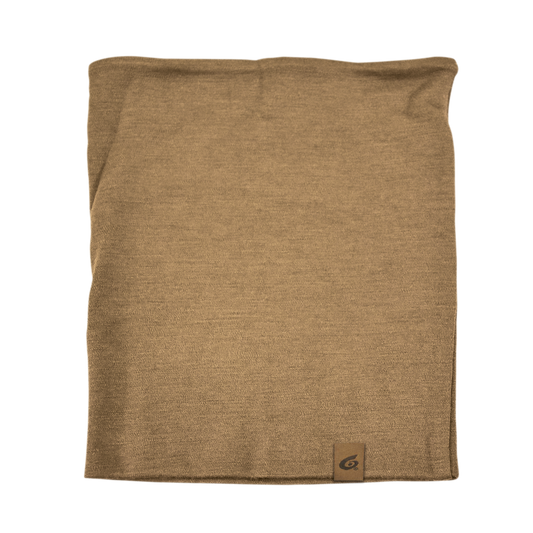Point6 Premium Merino Wool Double Layer (Short) Neck Gaiter - Tan