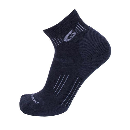 Point6 37.5 Hiking Essential Light Mini Crew Merino Wool Socks Black