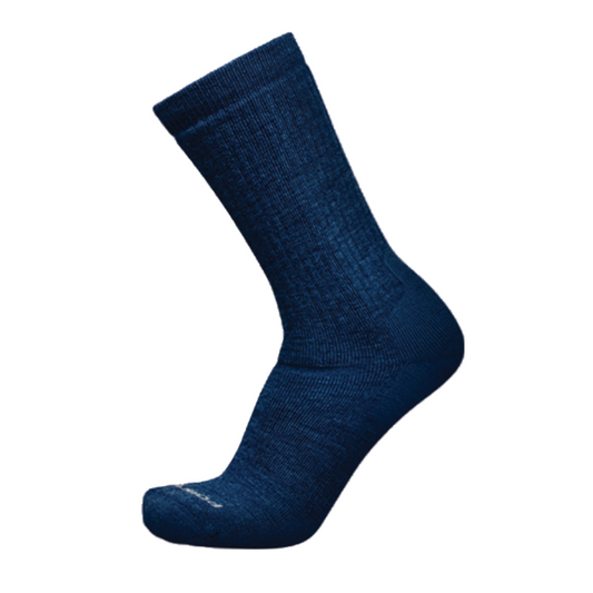 Point6 Classic Light Crew Merino Wool Sock Navy