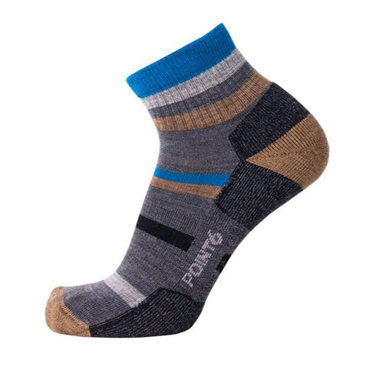 Point6 Mixed Stripe Light Mini Crew Merino Wool Sock