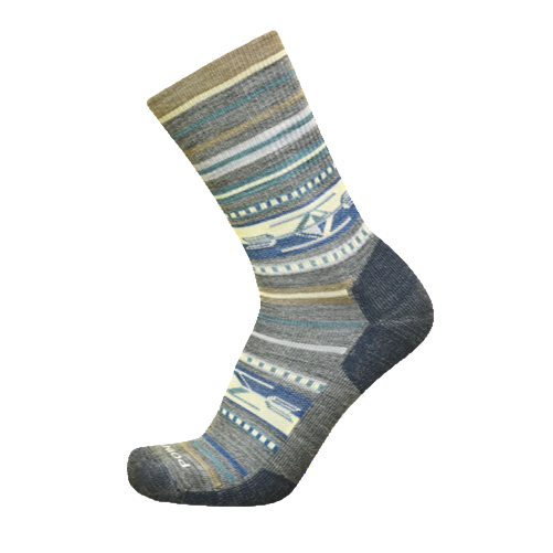 Point6 Southwest Light Crew Merino Wool Sock Cream