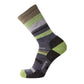 Point6 37.5 Hiking Mixed Stripe Light Crew Merino Wool Sock